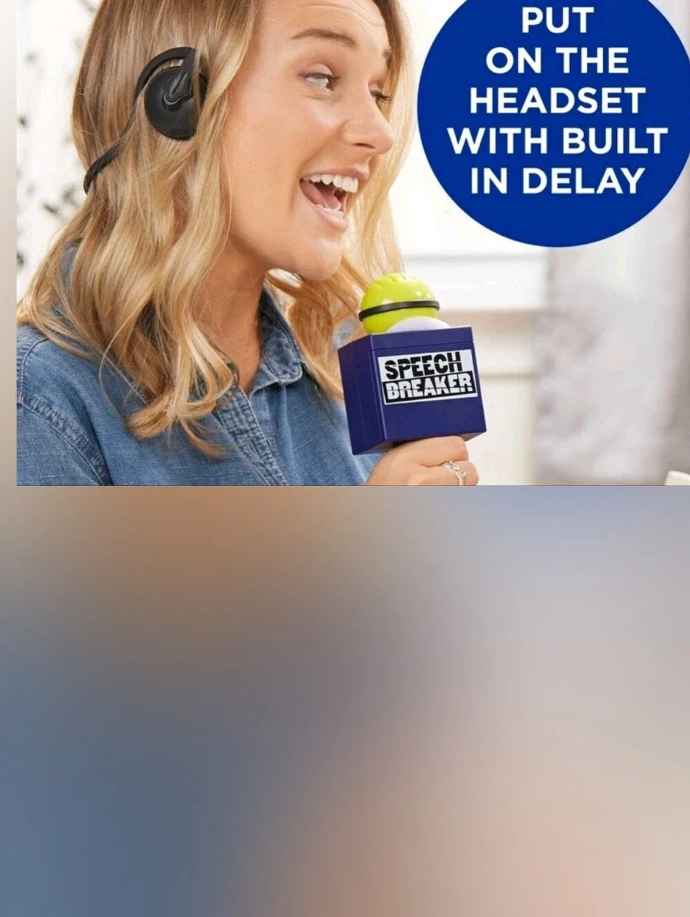 Hasbro Hilarious Speech Breaker Game - Comes With Microphone & Headset. New